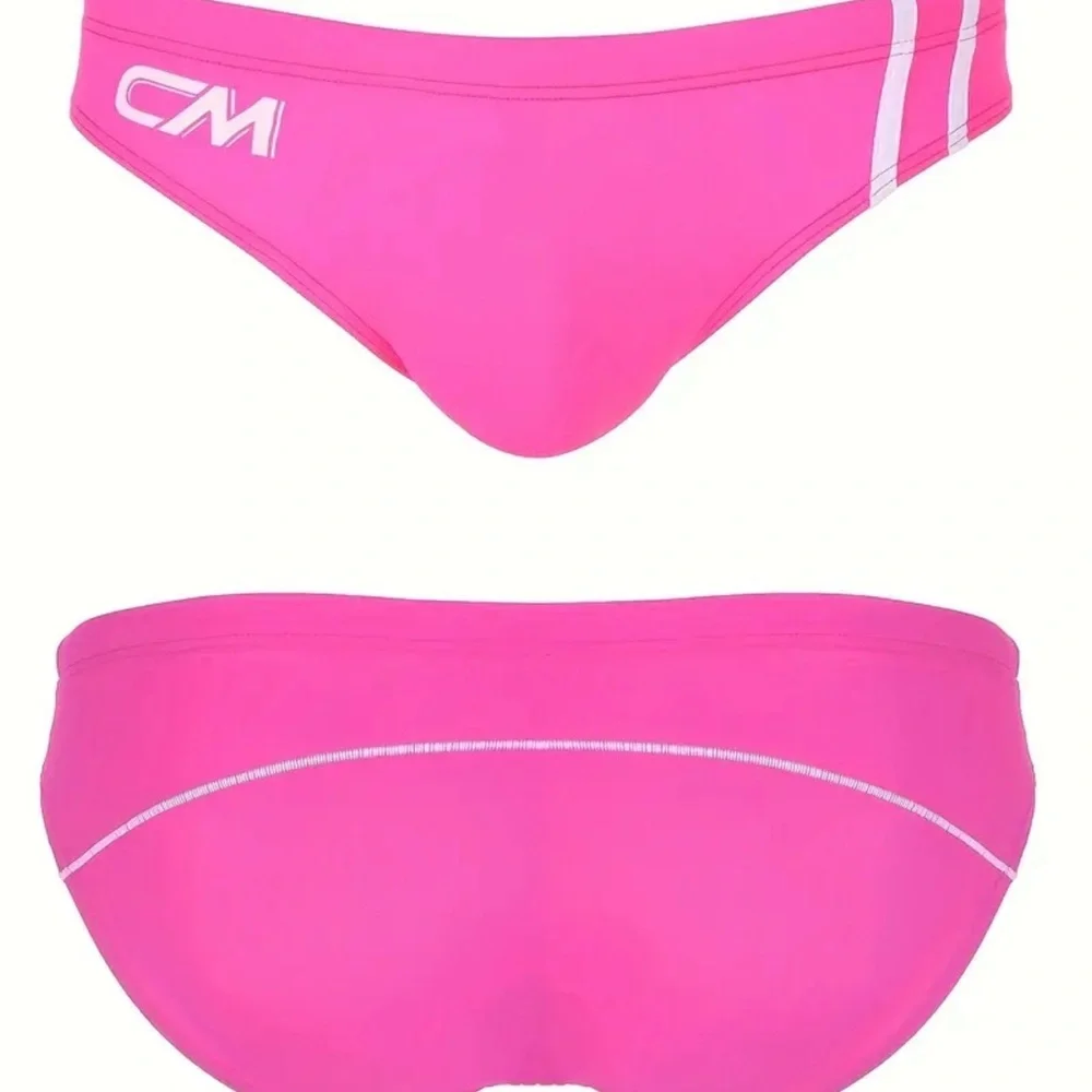 Men's Hot Pink Low-Rise Swim Brief